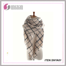 Novo Estilo Venda Quente Pashmina Cachecol Cashmere Cachecol Tartan Scarf